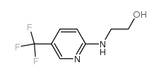 2-{[5-(trifluoromethyl)pyridin-2-yl]amino}ethanol Structure