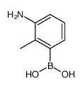 (3-amino-2-methylphenyl)boronic acid结构式