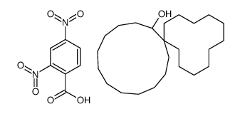 2,4-dinitrobenzoic acid,spiro[11.12]tetracosan-24-ol Structure
