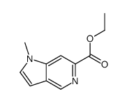 ethyl 1-methylpyrrolo[3,2-c]pyridine-6-carboxylate结构式