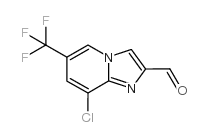 8-氯-6-(三氟甲基)咪唑并[1,2-a]吡啶-2-甲醛结构式