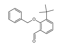 2-(benzyloxy)-3-tert-butylbenzaldehyde结构式