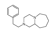 2-(2-phenylethyl)-3,4,6,7,8,9,10,10a-octahydro-1H-pyrazino[1,2-a]azepine Structure