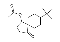 4-acetoxy-c-8-tert-butyl-r-1-spiro<4.5>decan-1-one结构式