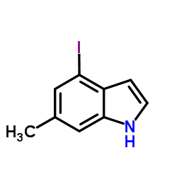 4-Iodo-6-methyl-1H-indole结构式
