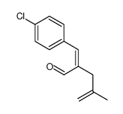 2-[(4-chlorophenyl)methylidene]-4-methylpent-4-enal Structure