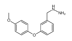3-(4-METHOXY-PHENOXY)-BENZYL-HYDRAZINE Structure