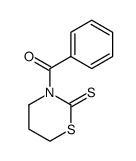 phenyl(2-thioxo-1,3-thiazinan-3-yl)methanone Structure