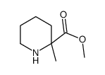 2-Piperidinecarboxylic acid, 2-Methyl-, Methyl ester Structure