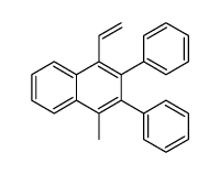 1-ethenyl-4-methyl-2,3-diphenylnaphthalene结构式
