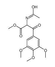 Methyl N-acetyl-3,5-dimethoxy-O-methyl-β-oxotyrosinate Structure