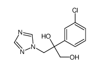 2-(3-chlorophenyl)-3-(1,2,4-triazol-1-yl)propane-1,2-diol Structure