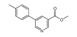 methyl 5-p-tolylpyridine-3-carboxylate structure