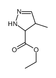 2-Pyrazoline-5-carboxylicacid,4-methyl-,ethylester(7CI)结构式