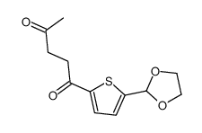 5-(1,3-DIOXOLAN-2-YL)-2-THIENYL 3-OXOBUTYL KETONE structure