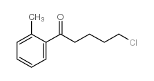 5-CHLORO-1-(2-METHYLPHENYL)-1-OXOPENTANE结构式