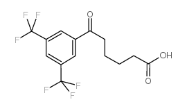 6-(3,5-DITRIFLUOROMETHYLPHENYL)-6-OXOHEXANOIC ACID structure