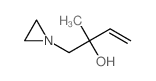 1-aziridin-1-yl-2-methyl-but-3-en-2-ol结构式