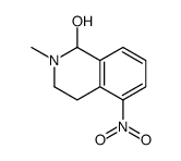 2-methyl-5-nitro-3,4-dihydro-1H-isoquinolin-1-ol Structure