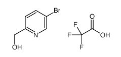 (5-Bromo-2-pyridinyl)methanol trifluoroacetate (1:1) Structure