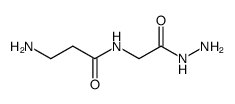 Glycine,N--bta--alanyl-,hydrazide (7CI) structure