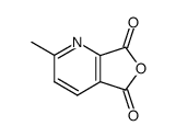 6-methylpyridine-2,3-dicarboxylic acid anhydride Structure