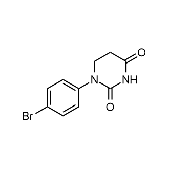 1-(4-Bromophenyl)dihydropyrimidine-2,4(1H,3H)-dione structure