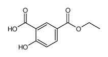 1,3-Benzenedicarboxylic acid, 4-hydroxy-, 1-ethyl ester Structure