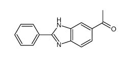 1-(2-phenyl-3H-benzimidazol-5-yl)ethanone结构式