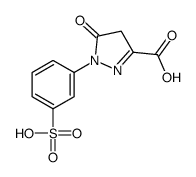 3-CARBOXY-1-(3-SULPHOPHENYL)-5-PYRAZOLONE Structure