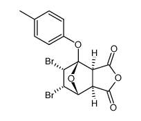 3-(p-Tolyloxy)-3,6-endoxo-4,5-dibromohexanhydrophthalic anhydride Structure