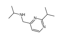 Isopropyl-(2-isopropyl-pyrimidin-4-ylmethyl)-amine Structure