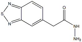 2,1,3-Benzothiadiazole-5-acetic acid hydrazide结构式