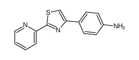 4-(2-pyridin-2-yl-1,3-thiazol-4-yl)aniline Structure