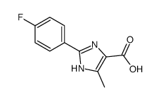 2-(4-Fluorophenyl)-5-methyl-1H-imidazole-4-carboxylic acid Structure