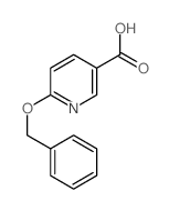 6-phenylmethoxypyridine-3-carboxylic acid结构式