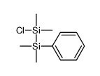 chloro-[dimethyl(phenyl)silyl]-dimethylsilane结构式