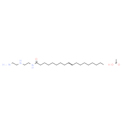 N-[2-[(2-aminoethyl)amino]ethyl]octadec-9-enamide monoacetate结构式