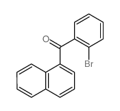 Methanone,(2-bromophenyl)-1-naphthalenyl- structure