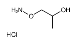 1-(Aminooxy)propan-2-ol hydrochloride structure