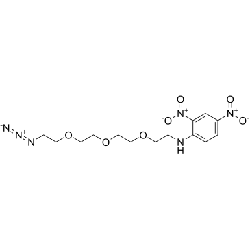 DNP-PEG3-azide structure