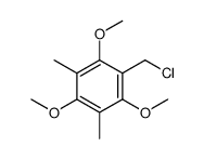 1-(chloromethyl)-2,4,6-trimethoxy-3,5-dimethylbenzene结构式
