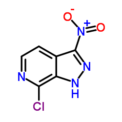 7-Chloro-3-nitro-1H-pyrazolo[3,4-c]pyridine Structure