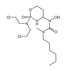 1-[2-[bis(2-chloroethyl)amino]-2-oxo-1,3,2λ5-oxazaphosphinan-4-yl]-3-hexyl-1-hydroxy-3-methylurea Structure