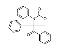 3,3a-diphenyl-8bH-indeno[2,1-d][1,3]oxazole-2,4-dione Structure
