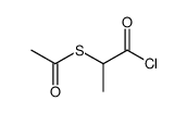 S-(1-chloro-1-oxopropan-2-yl) ethanethioate结构式