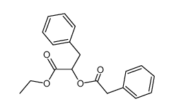 3-Phenyl-2-phenylacetoxy-propionic acid ethyl ester Structure