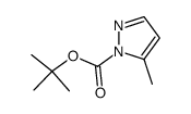 5-methyl-pyrazole-1-carboxylic acid tert-butyl ester Structure