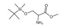 O-TBDMS-serine methyl ester Structure