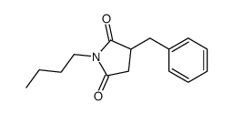 3-benzyl-1-butylpyrrolidine-2,5-dione Structure